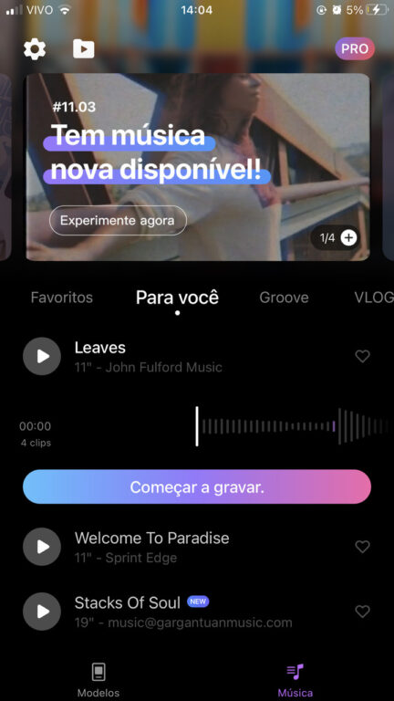 Crie stories incríveis com o VCUS 02